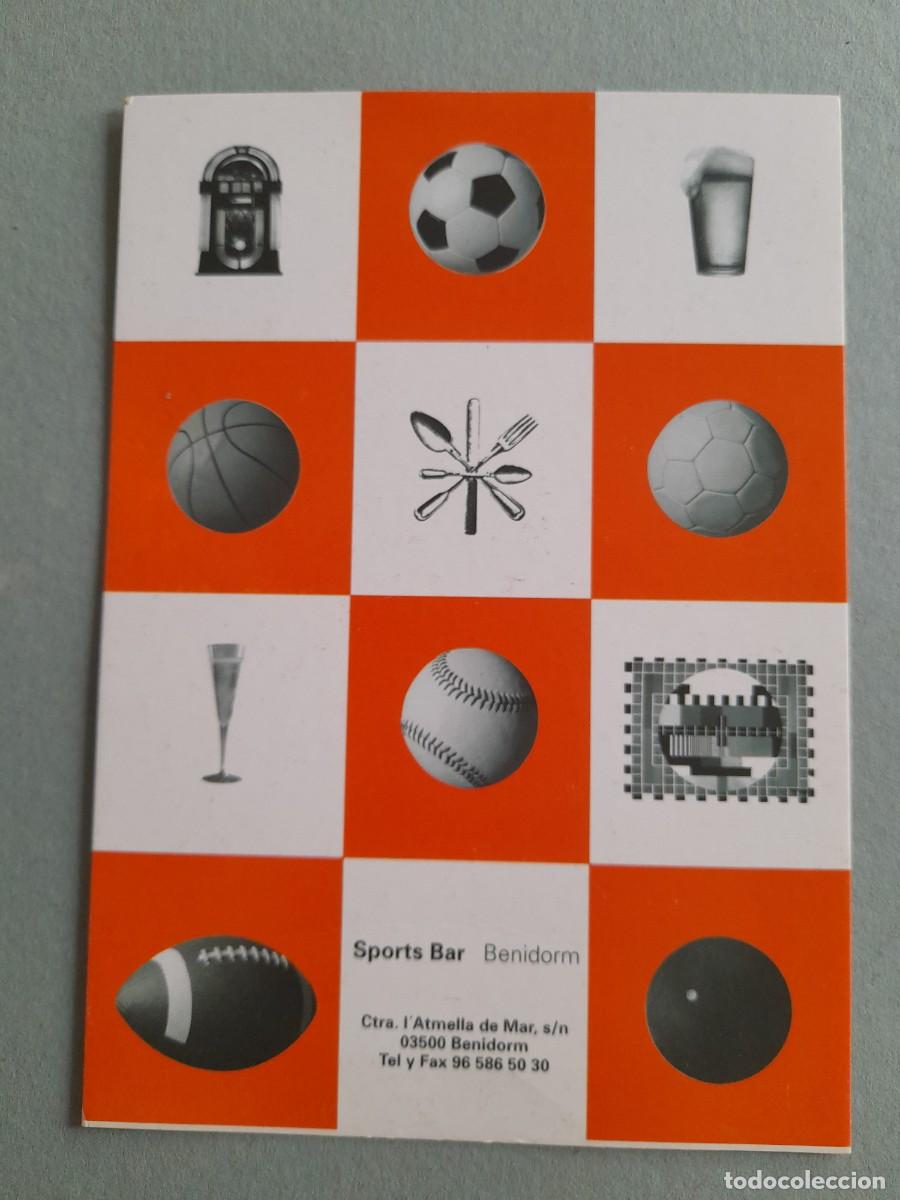 Postales: postal sports bar benidorm, postalfree alicante a&ntilde;os 90 aprox