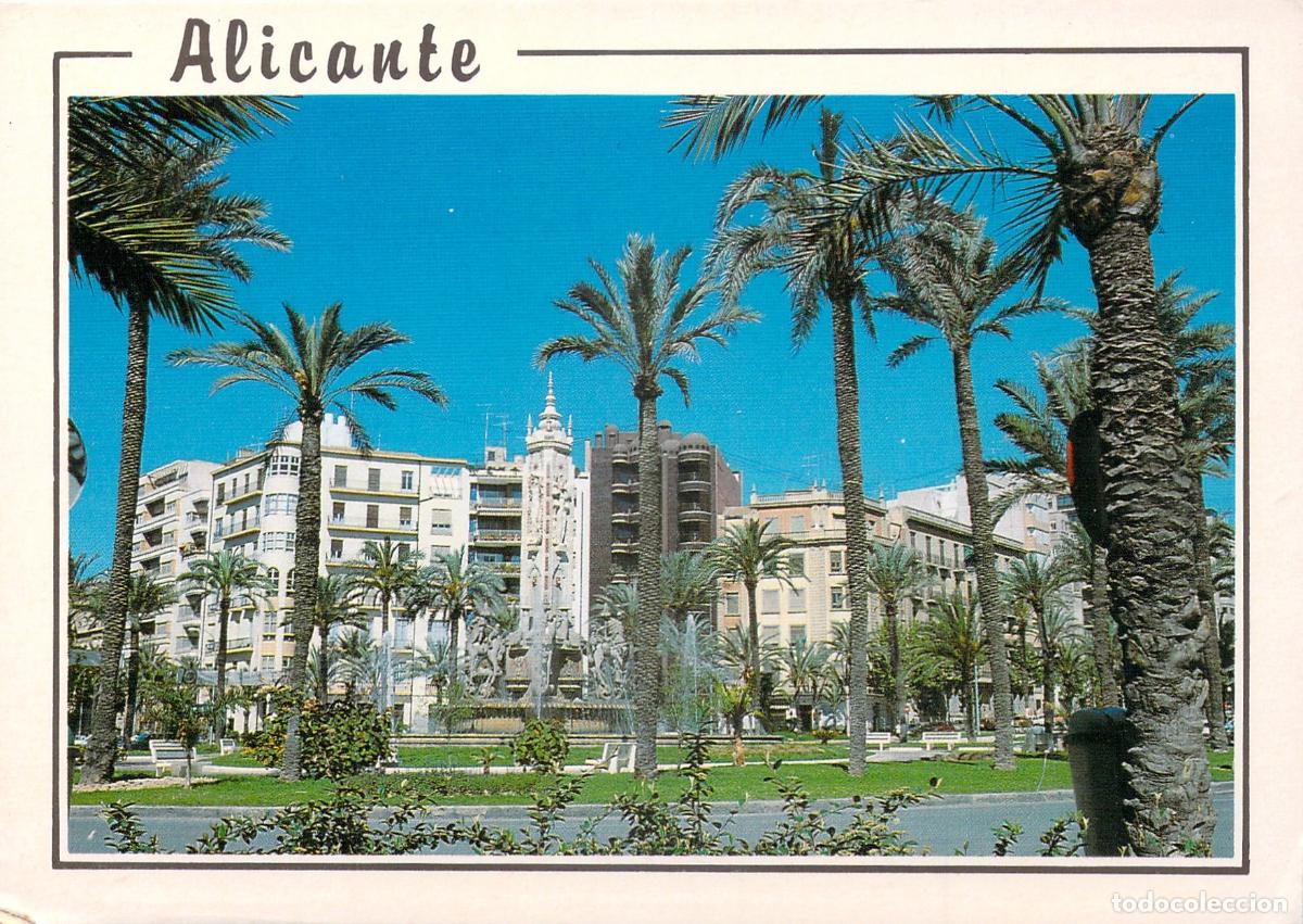 Postales: Postal de la Plaza de los Luceros en Alicante, Espa&ntilde;a