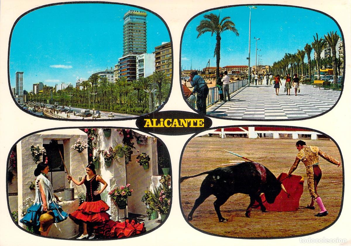 Postales: Postal de Alicante, Costa Blanca, Espa&ntilde;a - Vistas tur&iacute;sticas y tradici&oacute;n