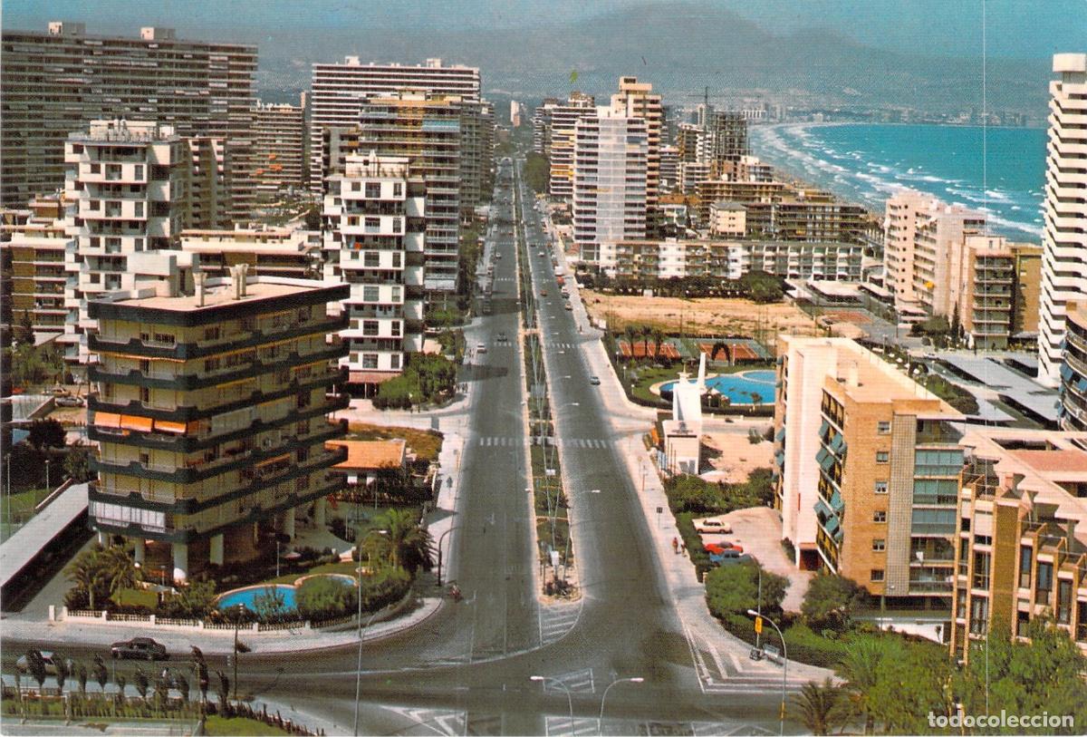 Postales: Postal de la Playa de San Juan en Alicante