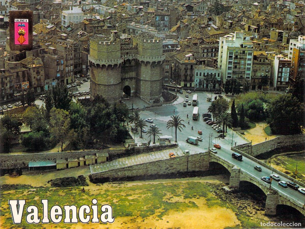 Postales: Postal de las Torres de Serranos en Valencia