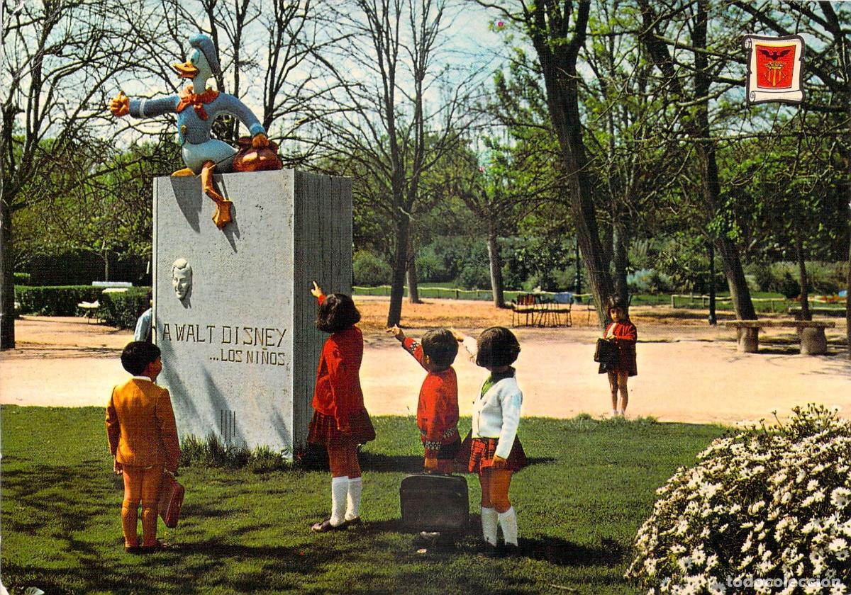 Postales: Postal Monumento a Walt Disney en Valencia