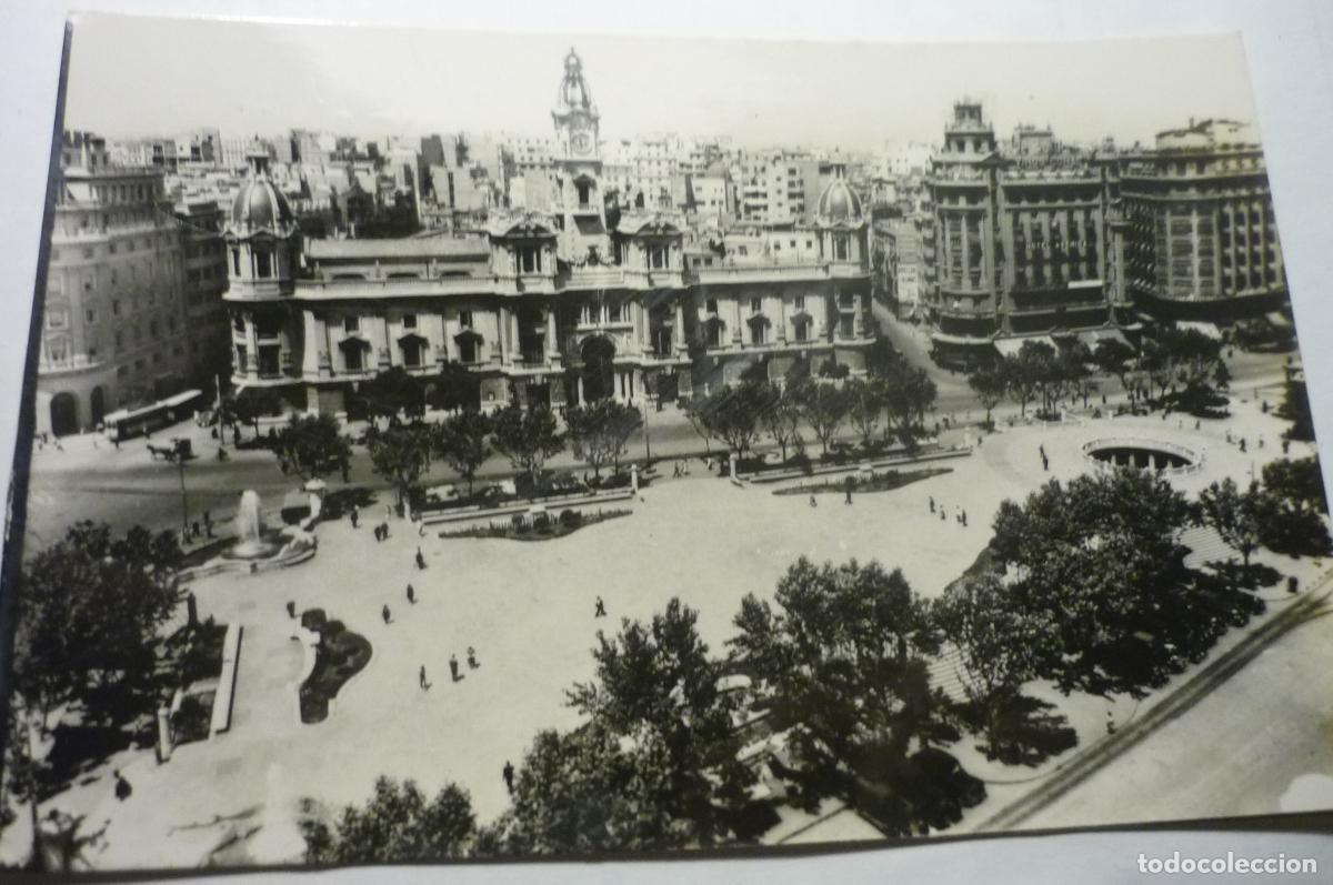 Postales: postal valencia pl.caudillo parcial circulada