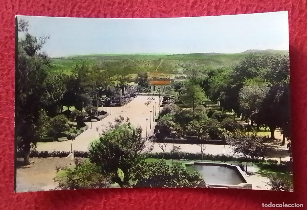 Postales: POSTAL OLD POST CARD CARCAGENTE CARCAIXENT VALENCIA VISTA GENERAL DEL PARQUE, EDITA HUMBERTO CUENCA.
