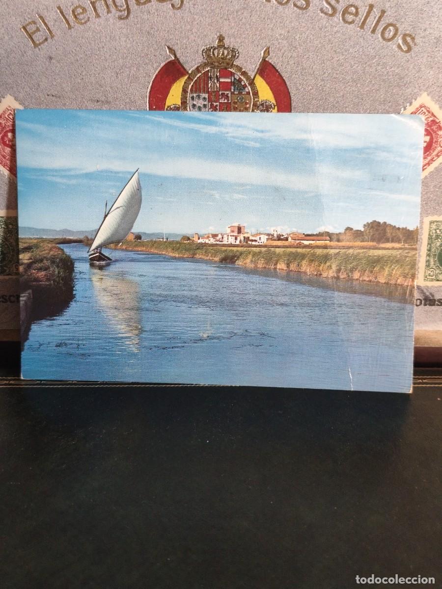 Postales: P6277 Postal Valencia 19 El Saler . Canal de la Albufera. Garc&iacute;a Garrabella
