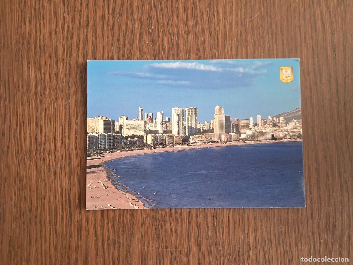 Postales: postal de Espa&ntilde;a, playa de Levante, Costa Blanca, Benidorm n&ordm; 443. a&ntilde;o 2000