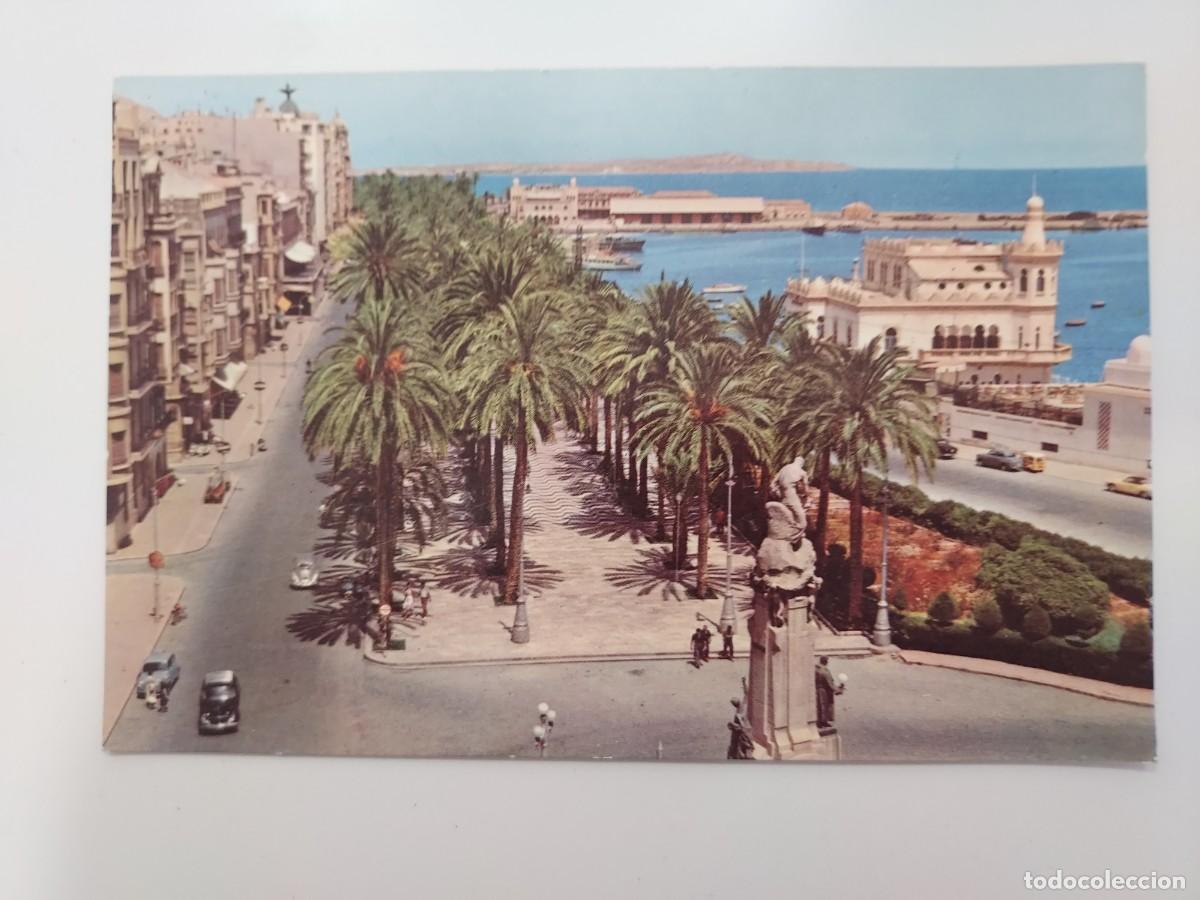 Postales: POSTAL ALICANTE MONUMENTO A CANALEJAS Y EXPLANADA DE ESPA&Ntilde;A. 1959. SIN CIRCULAR. JUQUEMO 33