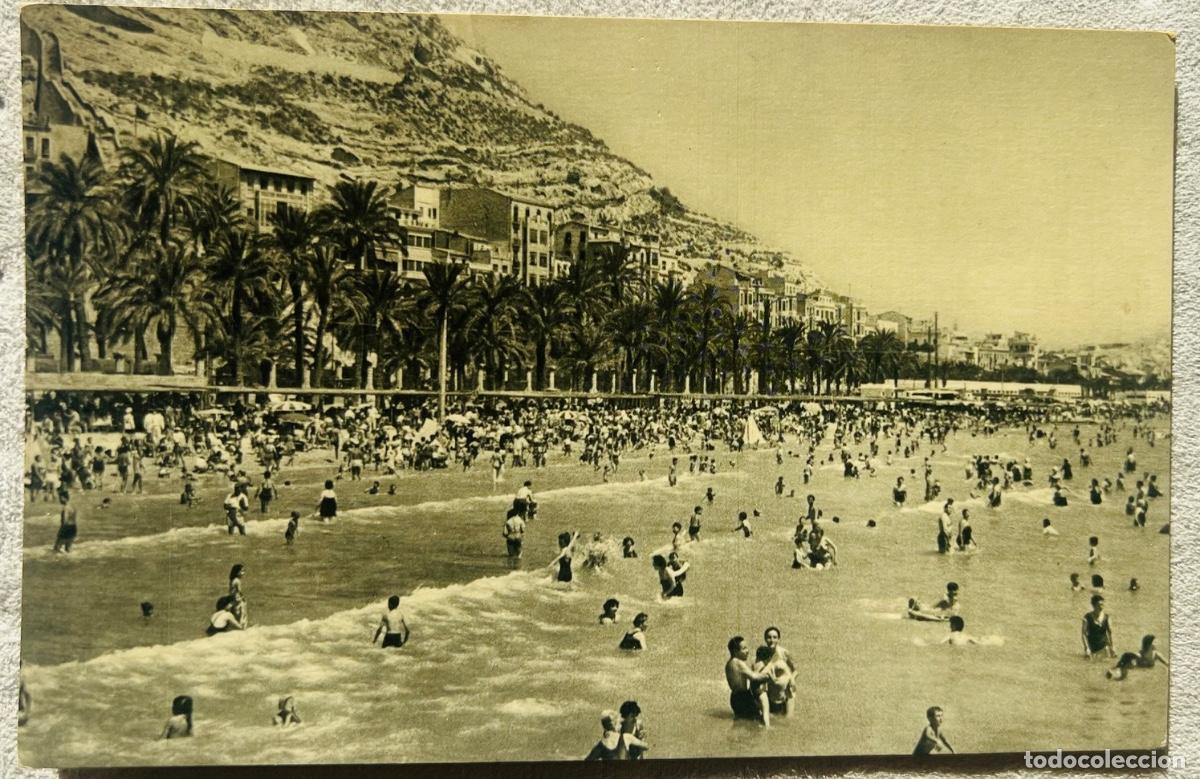 Postales: Postal de Alicante - Playa del Postiguet - Ediciones Juquemo