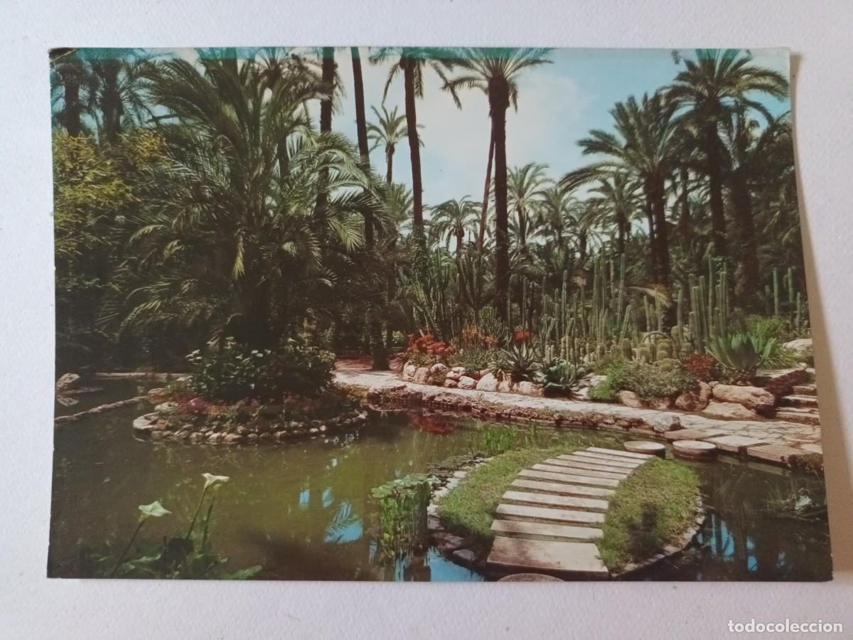 Postales: ELCHE (ALICANTE). HUERTO DEL CURA. LAGO DE LA ROCALLA (1972)