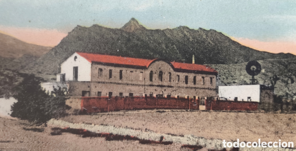 Postales: BENIC&Agrave;SSIM F&Aacute;BRICA LICOR CARMELITANO LES AGULLES POSTAL A COLOR CASTELL&Oacute; C. 1915
