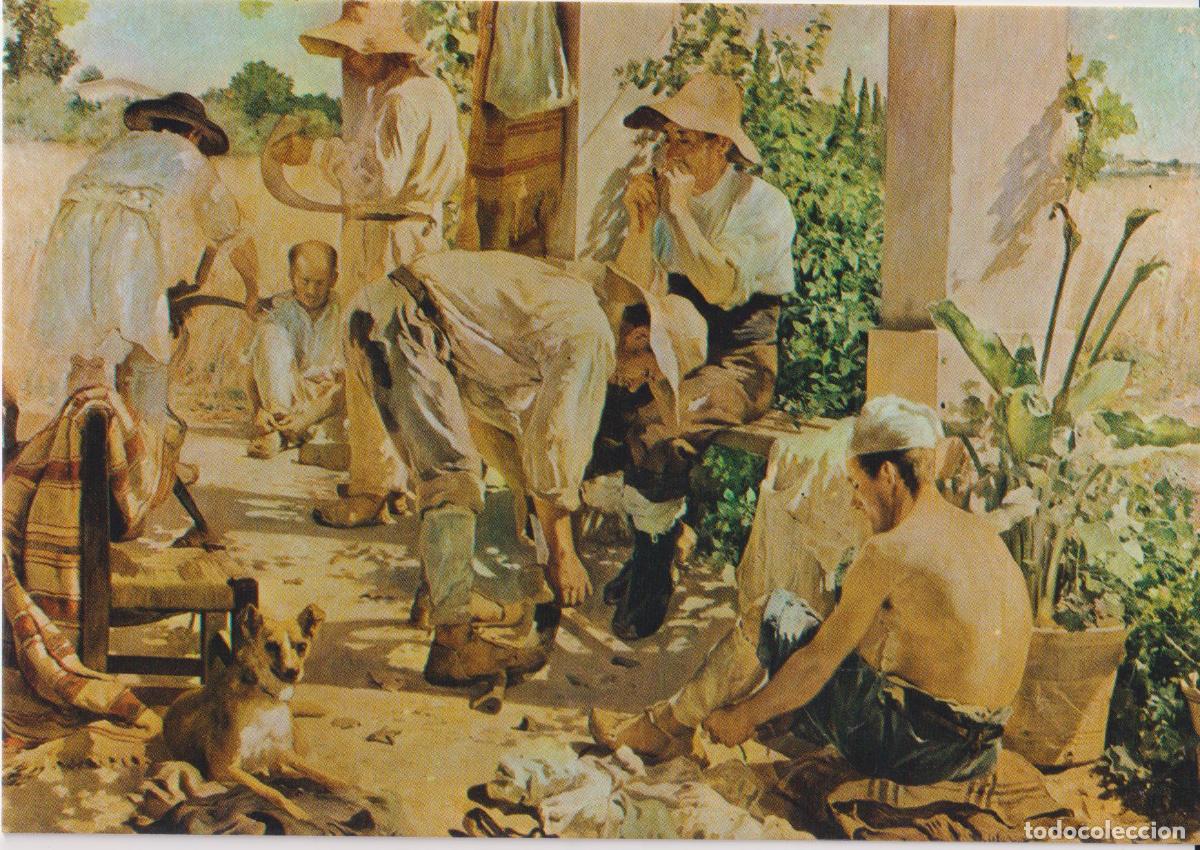 Postales: POSTAL DE LA OBRA DE VICENTE CASTELL DOMENECH, SEGADORS CASTELLONENSES - ESCUDO DE ORO N&ordm;6 - S/C