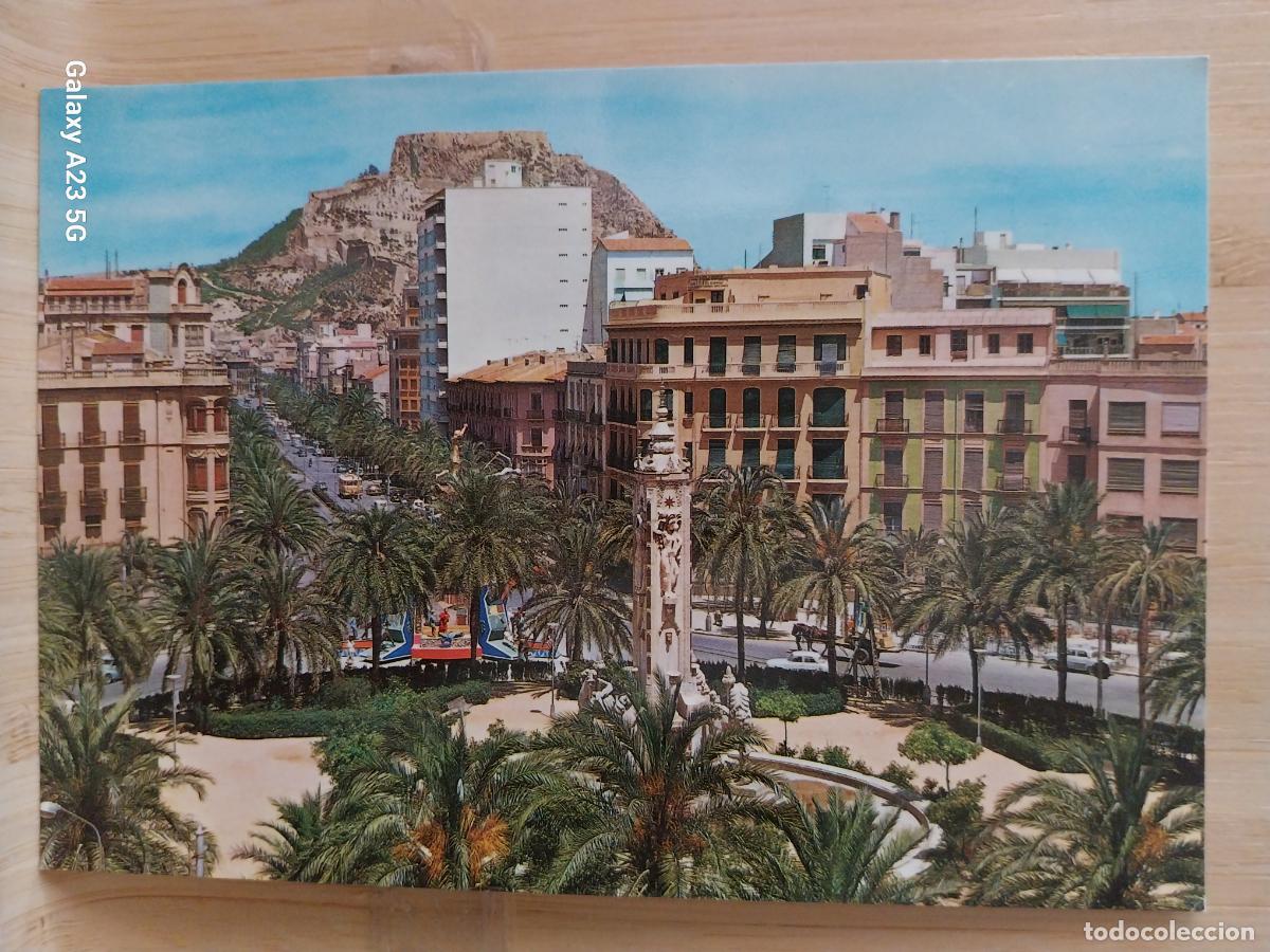 Postcards: PLAZA DE LOS LUCEROS AVENIDA ALFONSO EL SABIO ALICANTE ED GARRABELLA ANIMADA