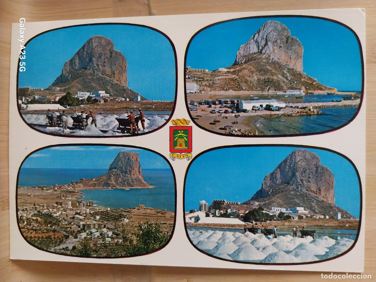 Postales: CALPE PE&Ntilde;ON IFACH ED GALIANA 47 ESCRITA A&Ntilde;OS 70