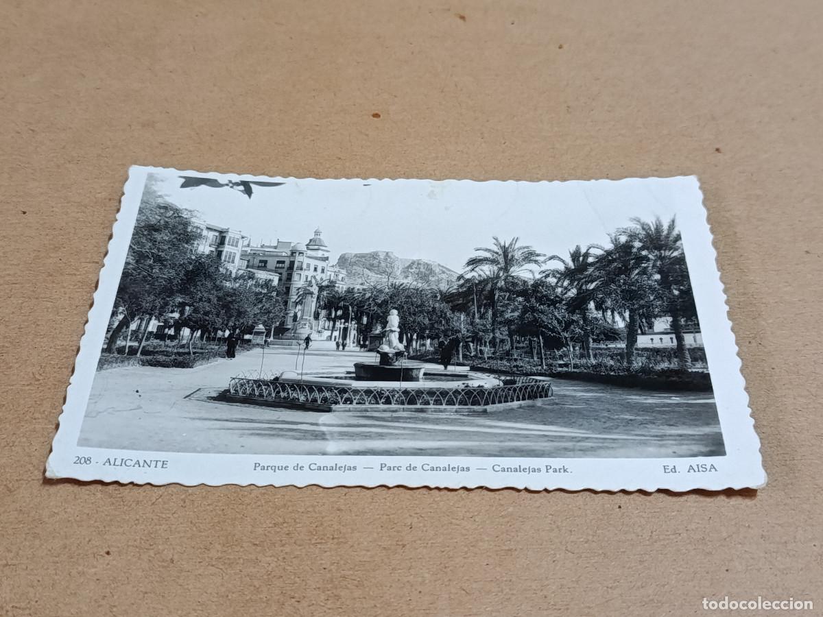 Postales: ALICANTE - POSTAL ALICANTE - PARQUE DE CANALEJAS