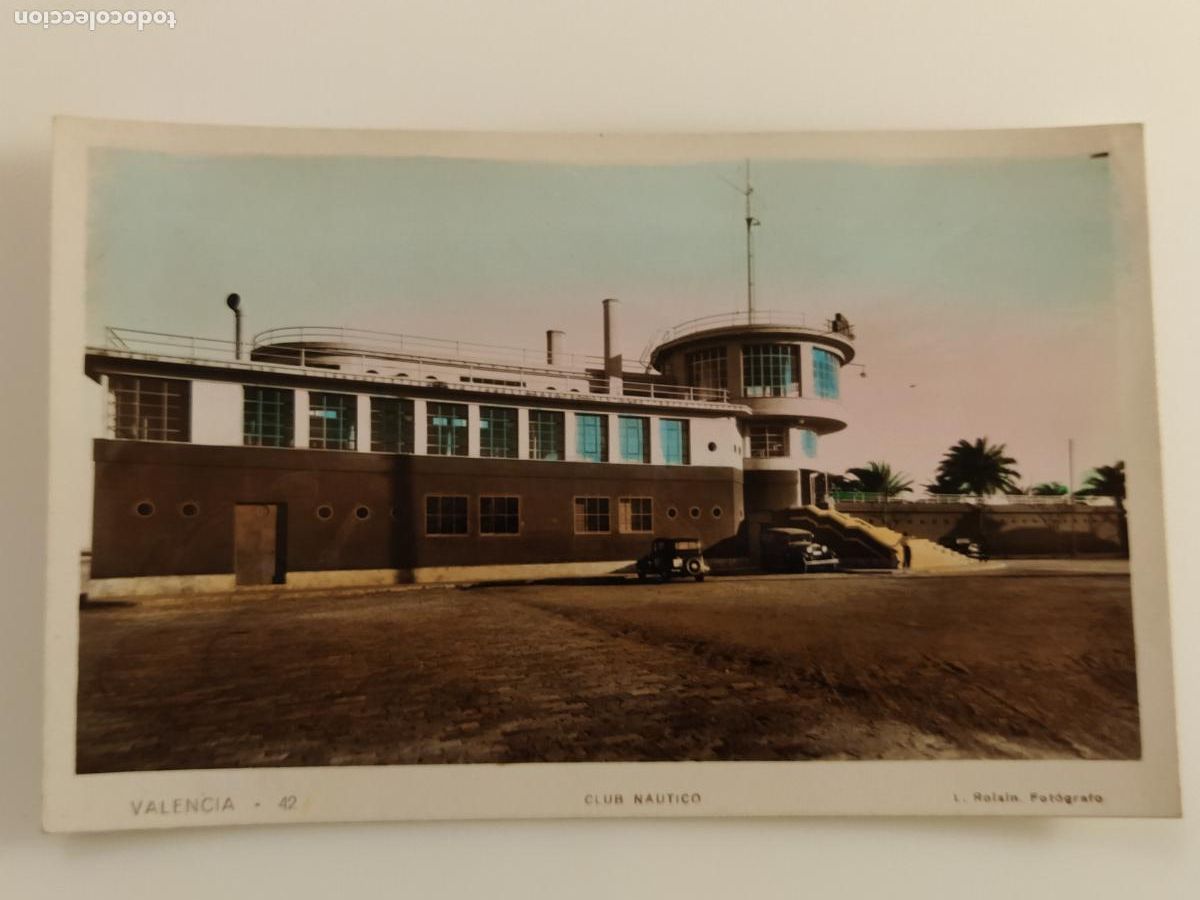 Postales: VALENCIA - CLUB NAUTICO - COCHES - FOTO ROISIN - POSTAL ANTIGUA (116.789)