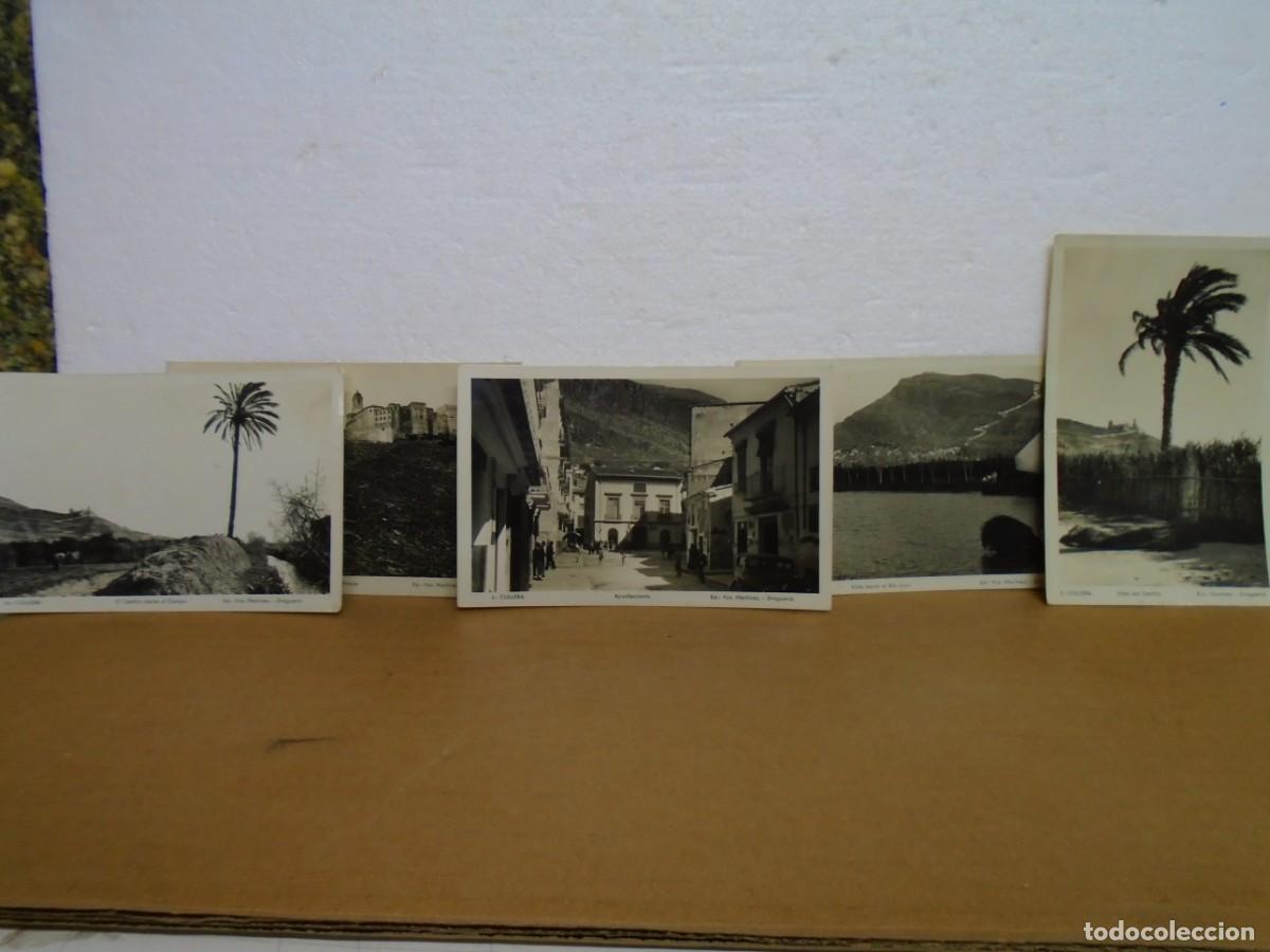 Postales: CULLERA(VALENCIA)LORE DE 5 POSTALES S/C.A&Ntilde;OS 50.EDIC.FCO.MARTINEZ N&ordm; 3-6-7-11-16.