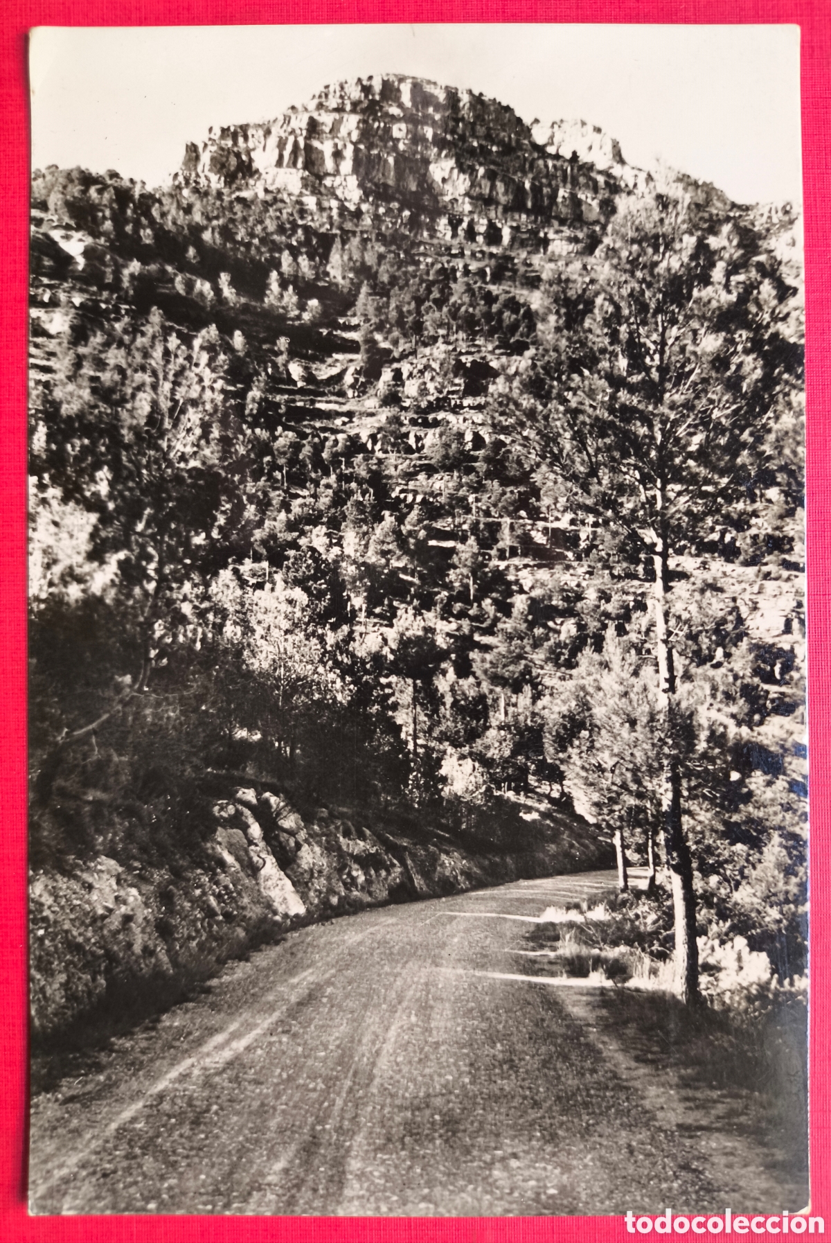 Postales: MONTANEJOS CARRETERA POSTAL FOTOGR&Aacute;FICA CASTELL&Oacute; C. 1945