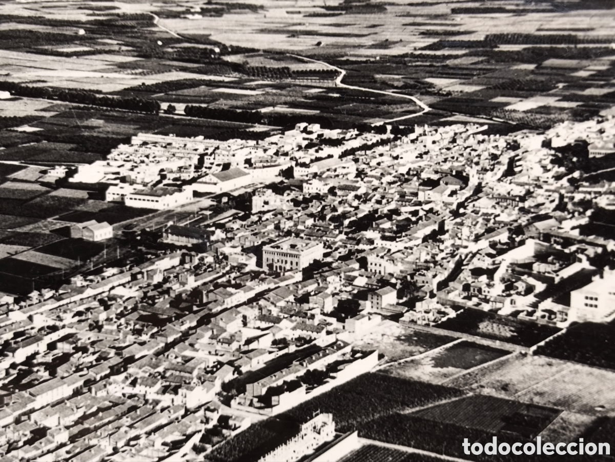 Postales: CASTELL&Oacute; DE LA RIBERA POSTAL FOTOGR&Aacute;FICA VALENCIA C. 1955
