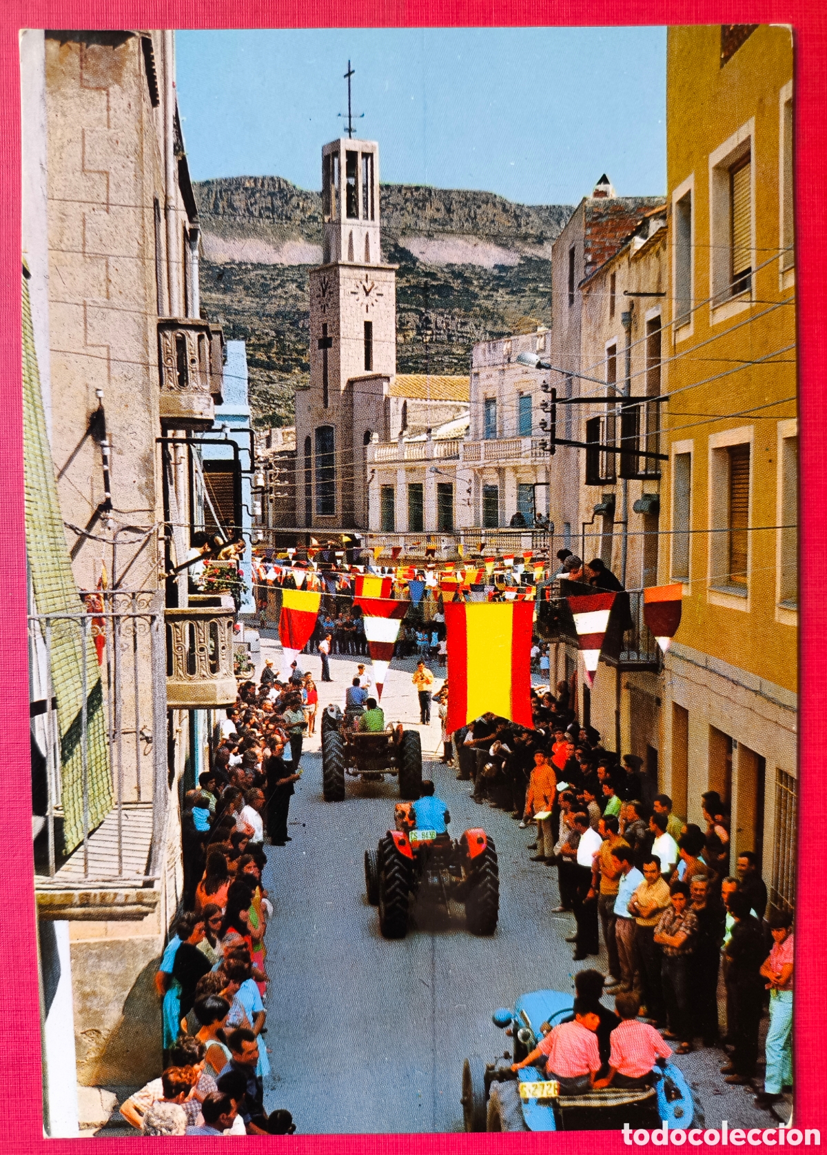 Postales: XERT FESTA SANT CRIST&Ograve;FOL POSTAL A COLOR EX. FUSTETA CHERTE CASTELL&Oacute; C. 1975