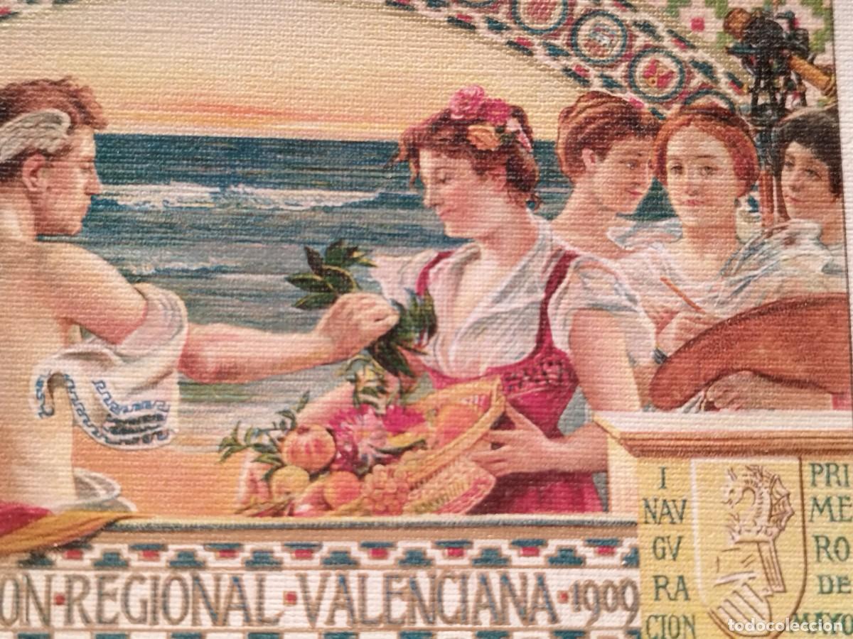 Postales: Tarjeta Postal Exposici&oacute;n Regional Valenciana 1909 Litograf&iacute;a Dur&aacute; No Circulada