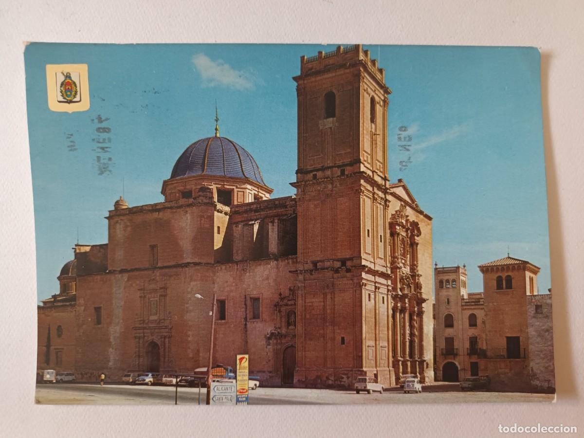 Postales: ELCHE (ALICANTE). BASILICA DE SANTA MARIA (1970) - FRANQUEO