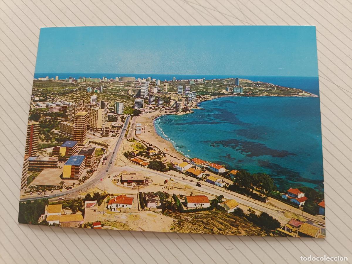 Postales: Albufereta, Alicante, postal no usada