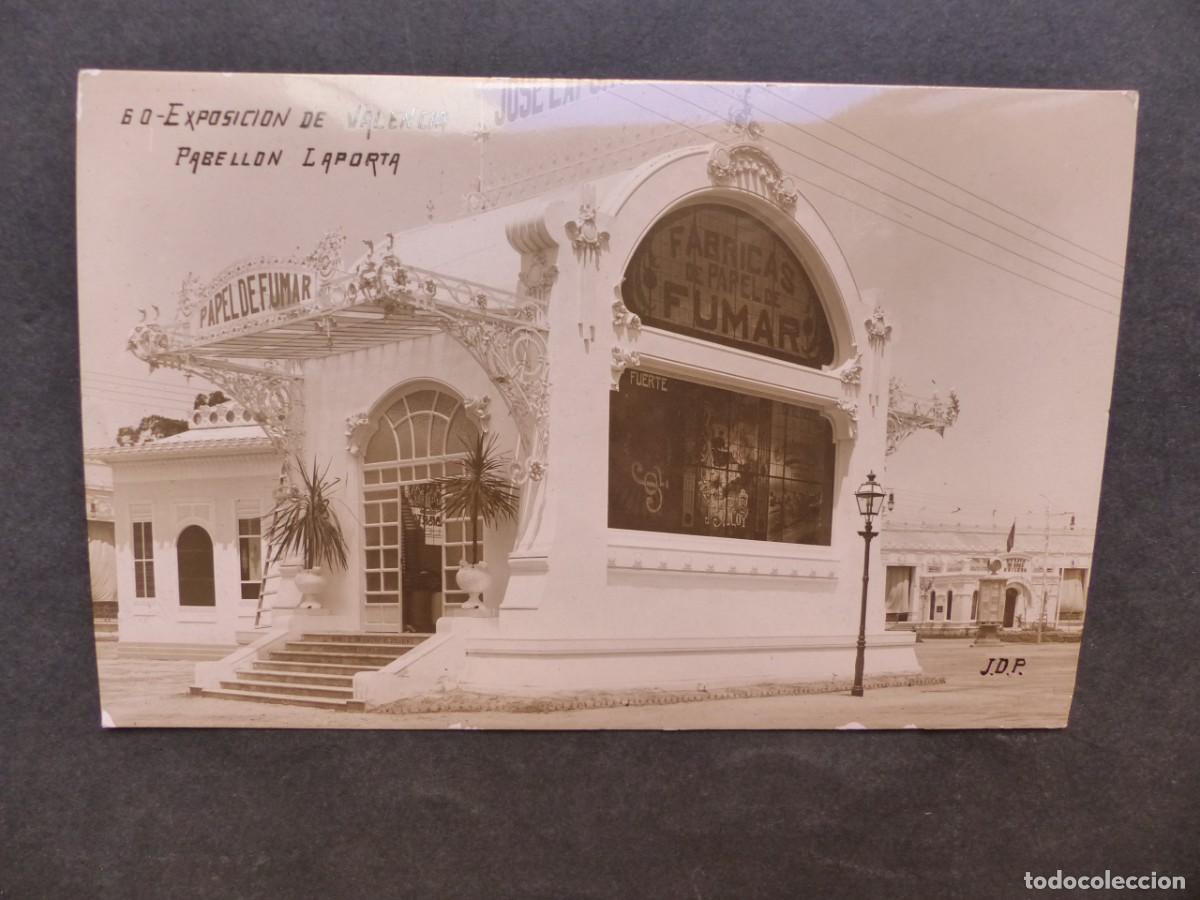 Postales: VALENCIA, EXPOSICION REGIONAL VALENCIANA 1909, PABELLON LAPORTA - POSTAL FOTOGRAFICA