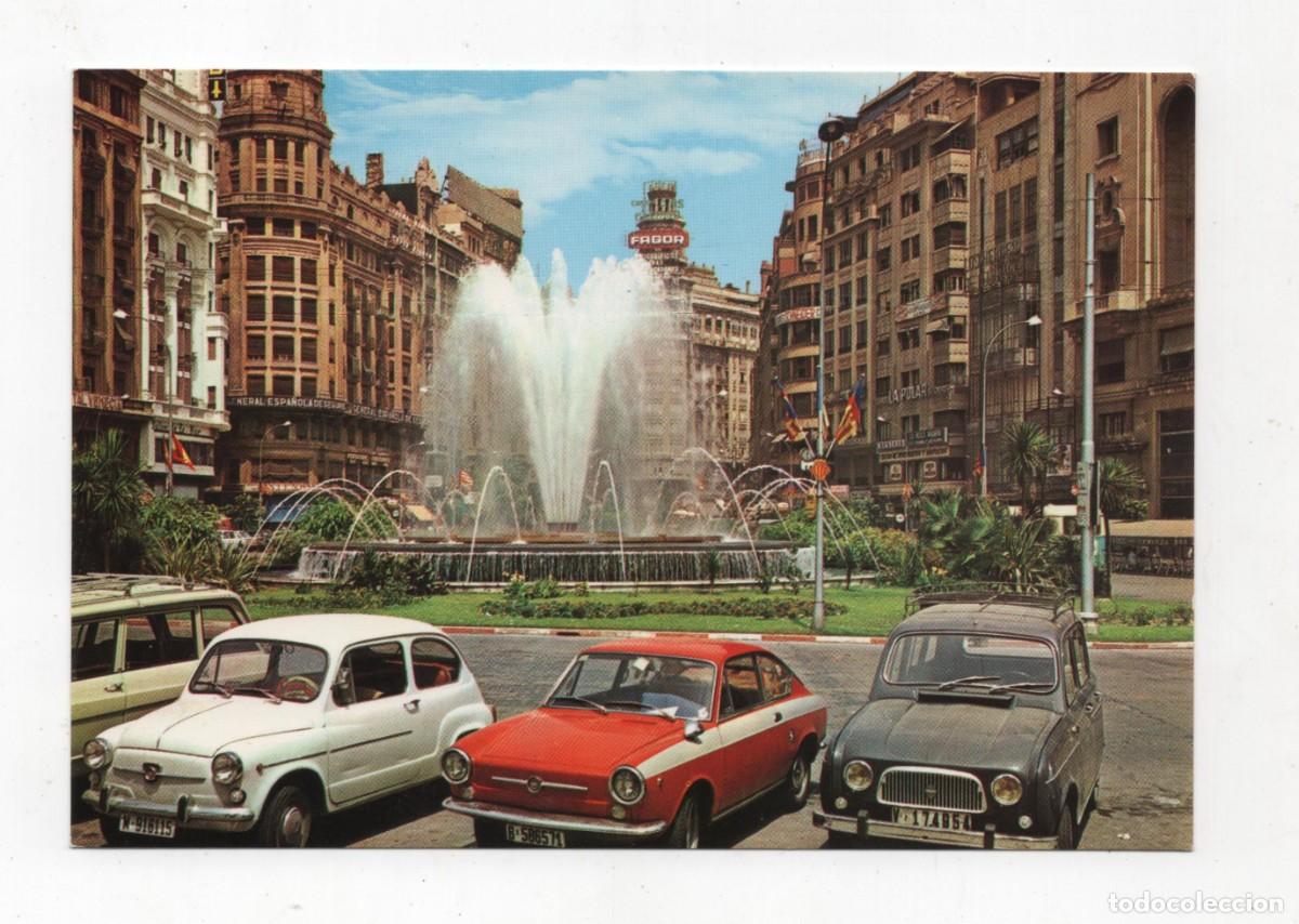 Postales: VALENCIA PLAZA DEL CAUDILLO N&ordm; 178 GARCIA GARRABELLA NUEVA SIN ESCRIBIR VER IMAGEN DOS CARAS