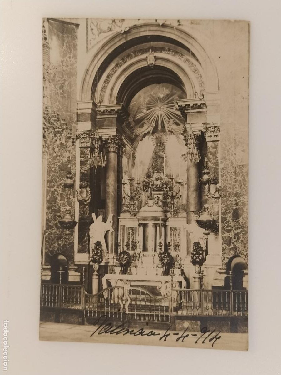 Postales: VALENCIA - BASILICA NTRA SRA DE LOS DESAMPARADOS - FOTOGRAFICA - POSTAL ANTIGUA (116.950)