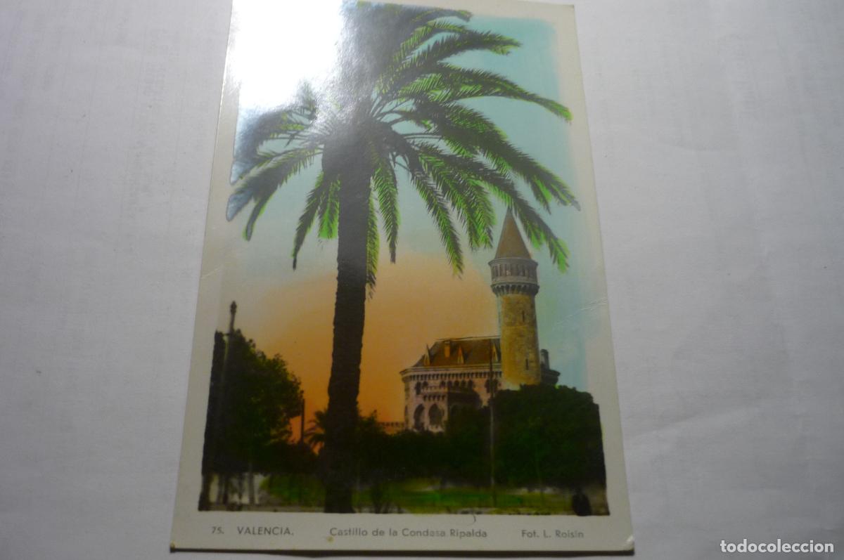 Postales: postal valencia coloreada castillo ripalda roisin