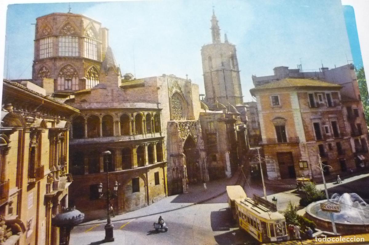 Postales: postal valencia .-`pl. virgen