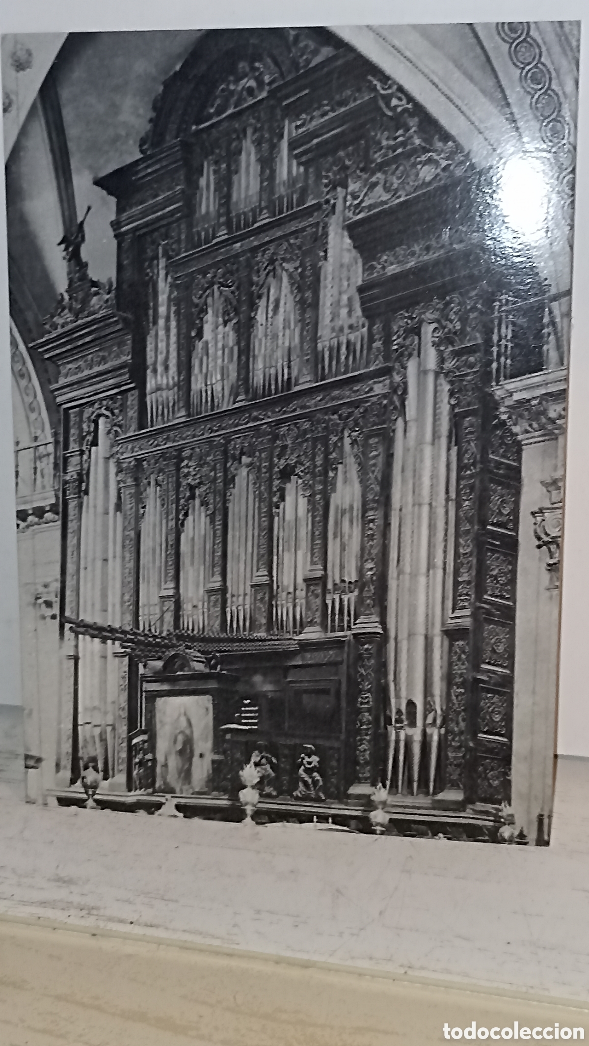 Postales: Mint Palencia catedral &oacute;rgano mayor destruido en la percusi&oacute;n religiosa 1936