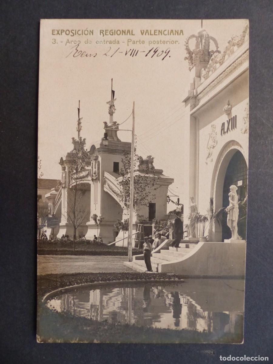 Postales: VALENCIA, EXPOSICION REGIONAL VALENCIANA 1909 - F.C. - POSTAL FOTOGRAFICA