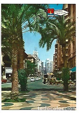 Postales: RAMBLA DE MENDEZ NU&Ntilde;EZ DESDE LA EXPLANADA.- ALICANTE