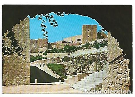 Postales: VISTA DEL INTERIOR DEL CASTILLO.- ALICANTE