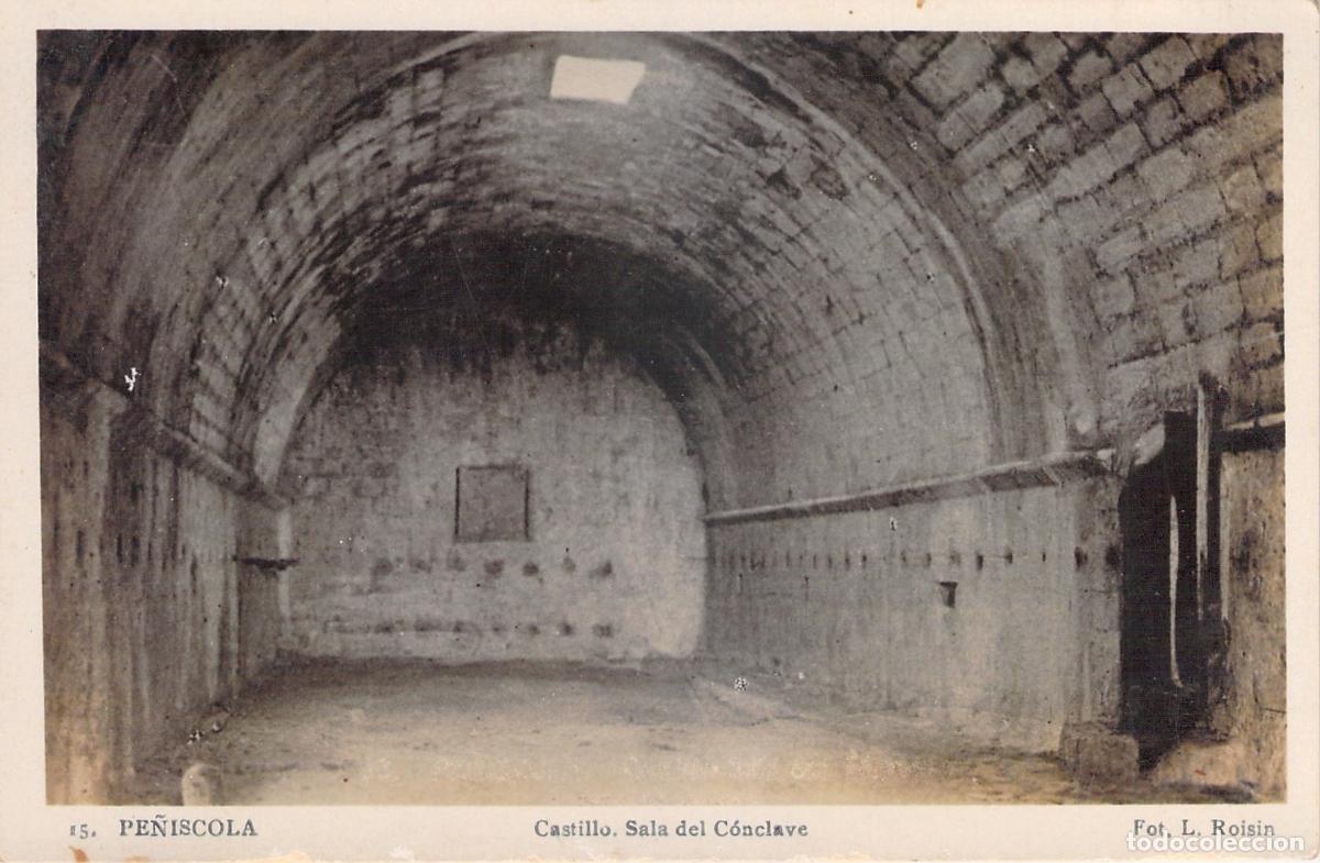 Postales: Postal de Pe&ntilde;&iacute;scola, Sala del C&oacute;nclave del Castillo