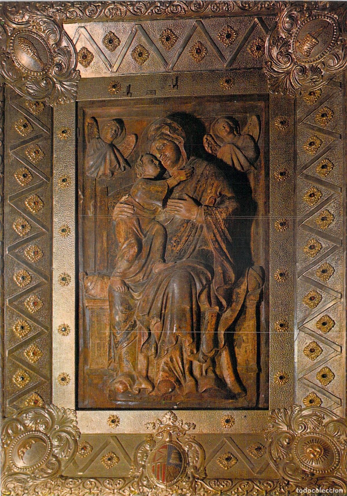 Postales: Postal del Monasterio de El Puig, Imagen de la Virgen