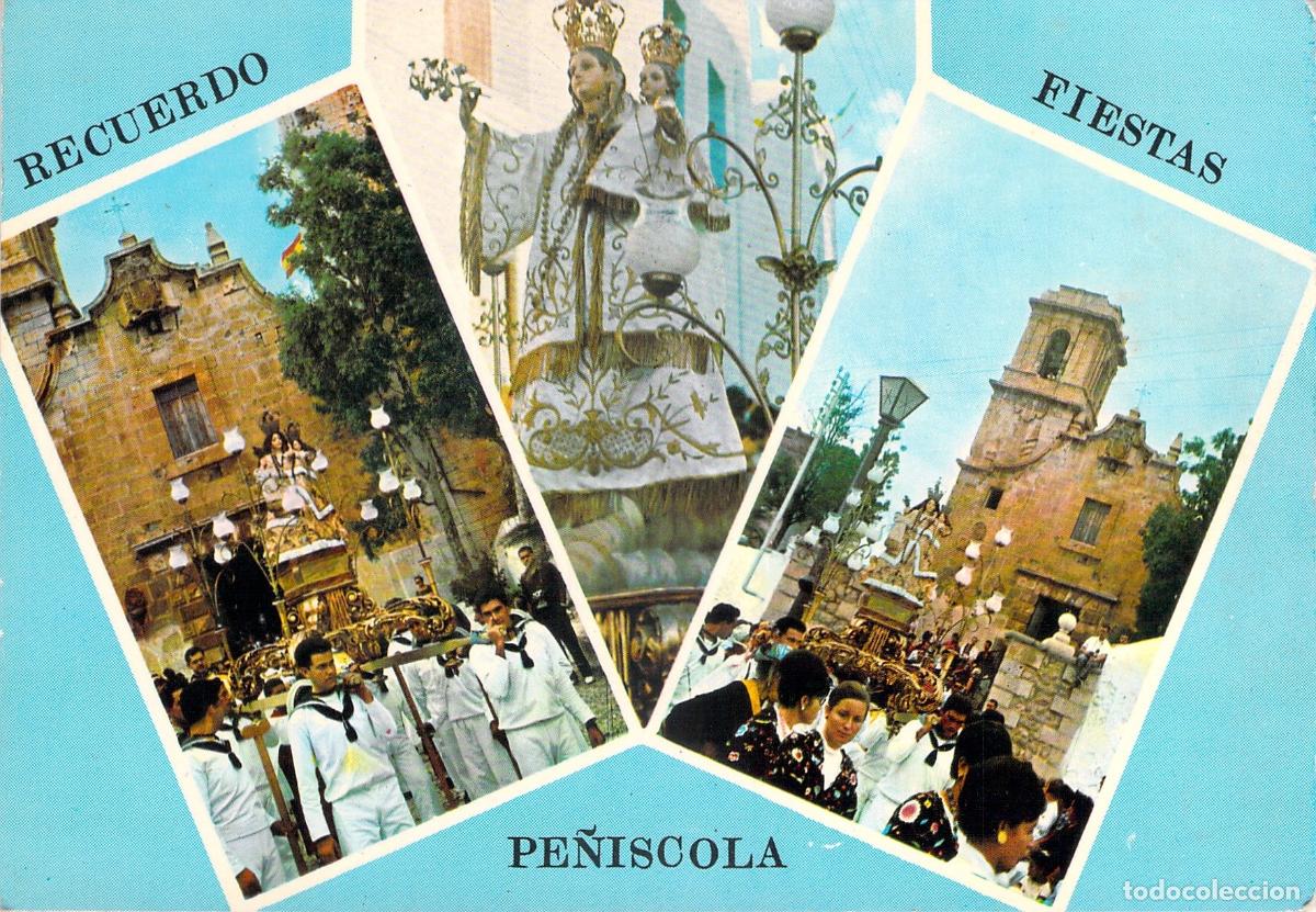 Postales: Postal de las Fiestas de la Virgen de la Ermitana en Pe&ntilde;&iacute;scola