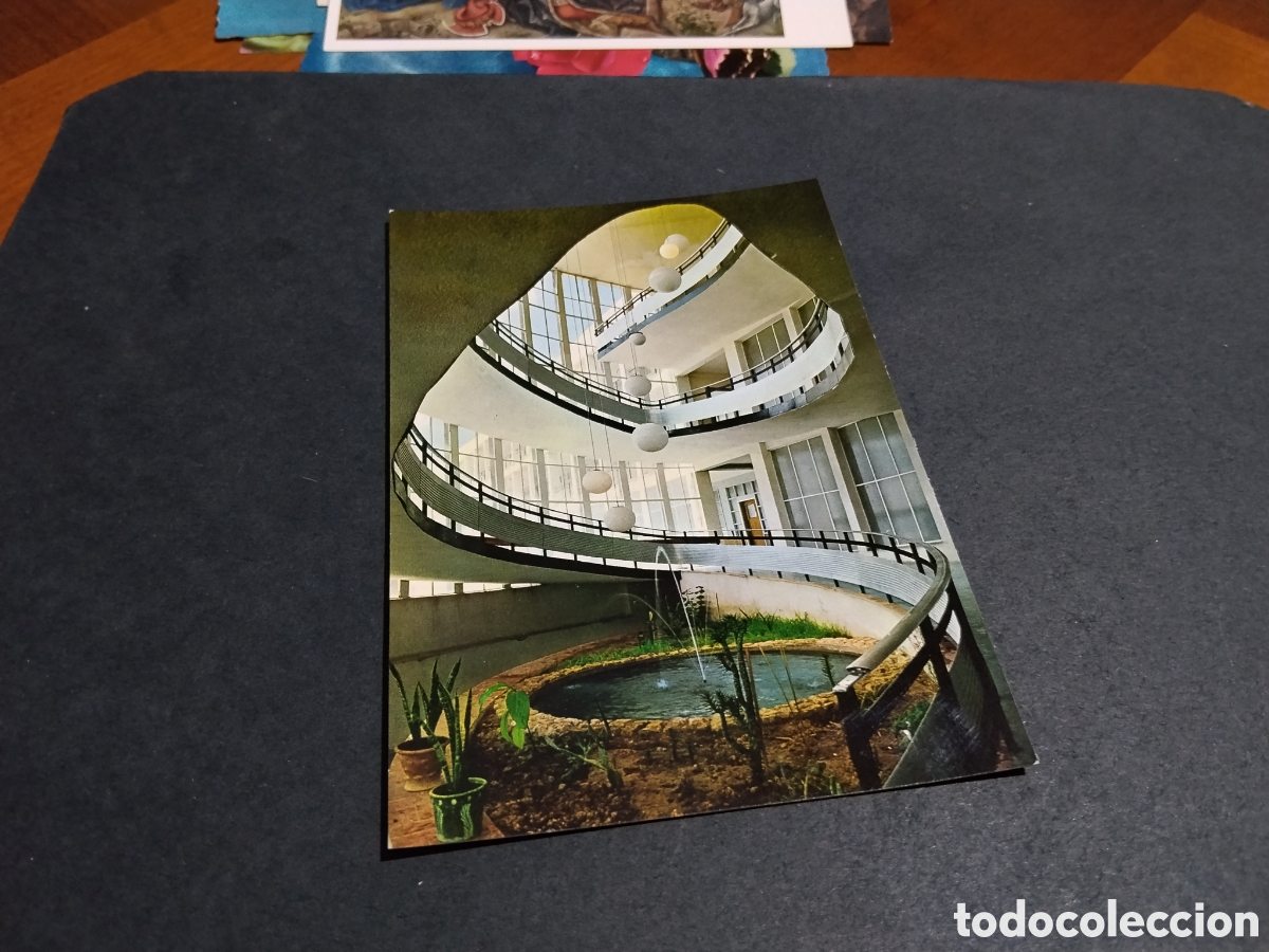 Postales: Postal centro sagrada familia,obra social de la Caja de Ahorros de NOVELDA