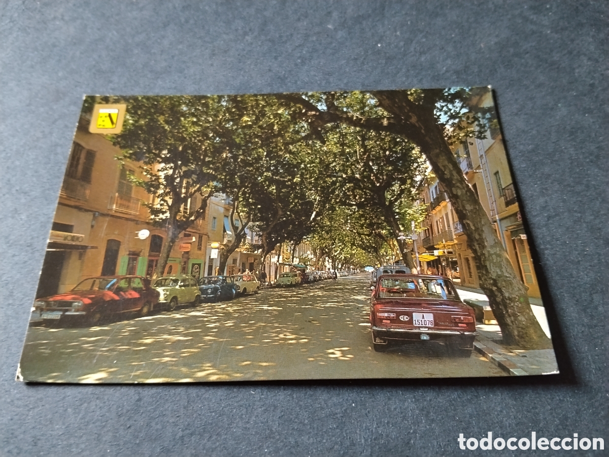 Postales: Postal Denia avenida del General&iacute;simo