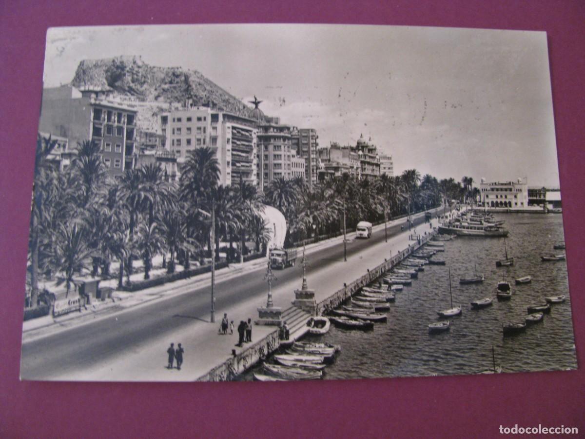 Postales: POSTAL FOTOGRAFICA DE ALICANTE. PASEO MARITIMO. ZERKOWITZ. CIRCULADA