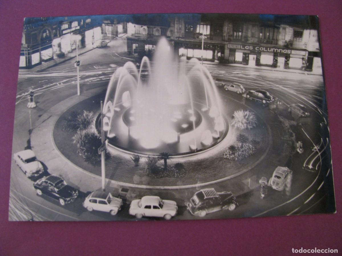 Postales: POSTAL FOTOGRAFICA DE VALENCIA. PLAZA REINA. NOCTURNA. ARRIBAS. CIRCULADA 1962