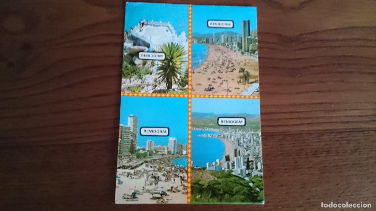 Postales: TARJETA POSTAL BENIDORM VISTAS ALICANTE - CIRCULADA