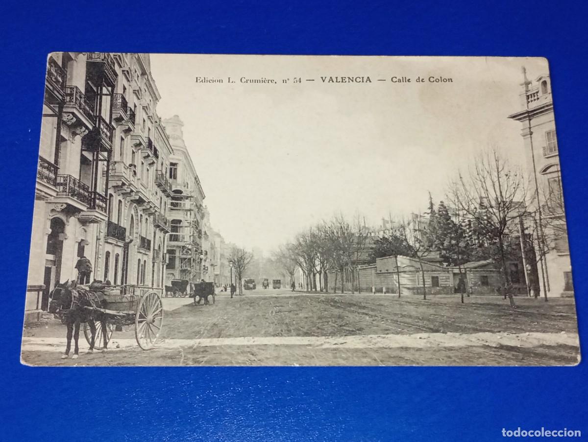 Postales: Valencia Calle de Col&oacute;n Edici&oacute;n L. Grumiere