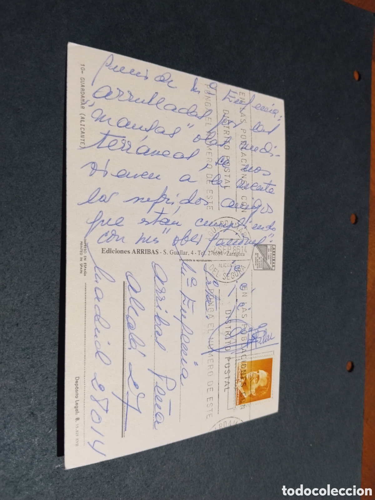 Postales: Postal Guardamar....... - Foto 2
