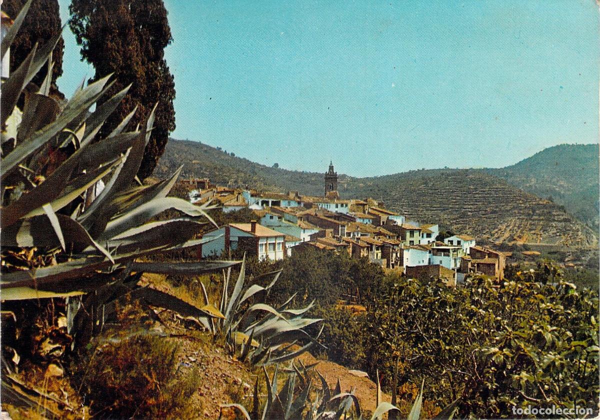 Postales: Postal de vista general del pueblo de Ahin, Castell&oacute;n