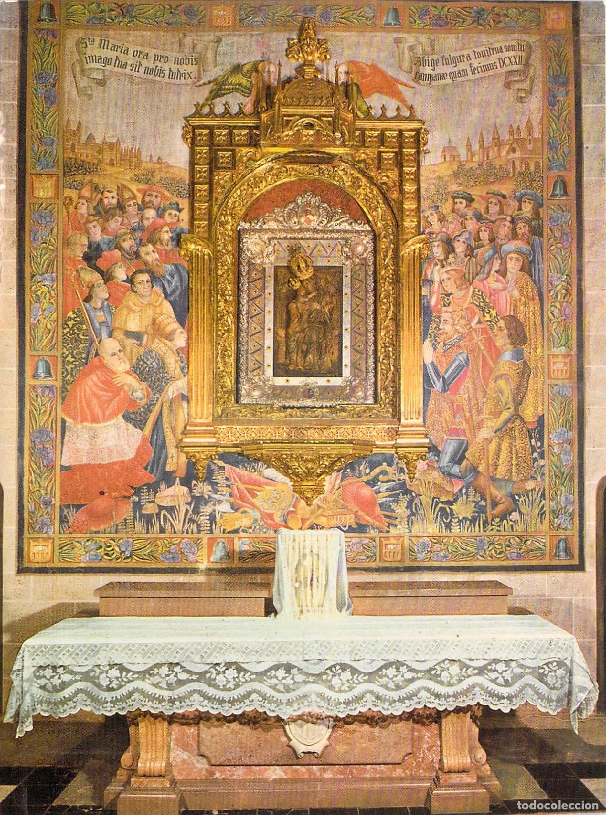 Postales: Postal del Altar Mayor del Real Monasterio de Santa Mar&iacute;a de El Puig, Valencia