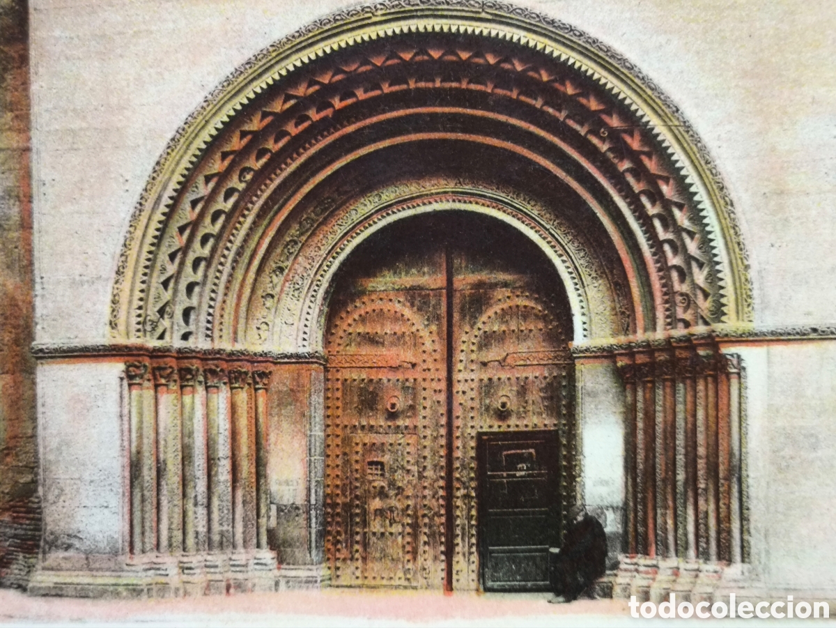 Postales: VALENCIA PORTA DE L'ALMOINA CATEDRAL POSTAL A COLOR CIRCULADA 1926