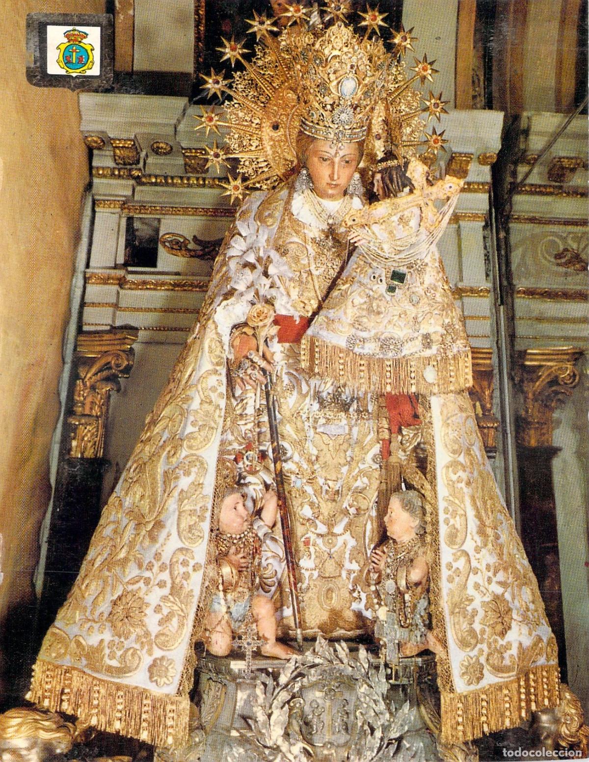 Postales: Postal de la Virgen de los Desamparados de Valencia