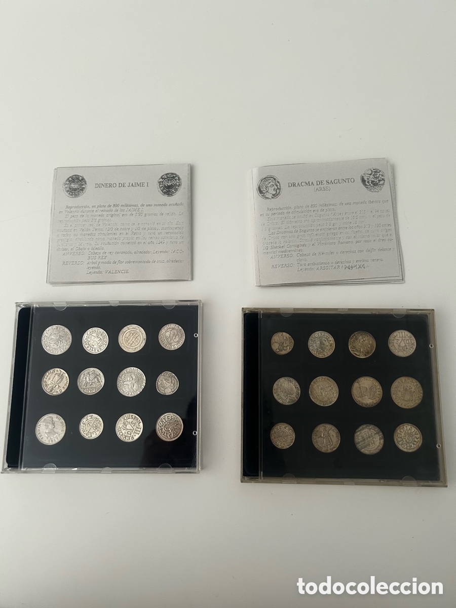 Postales: 24 Monedas 89&rsquo;2 gr Plata 800 Valencia Provincias